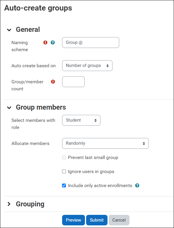 Creating Course Groups In Engage