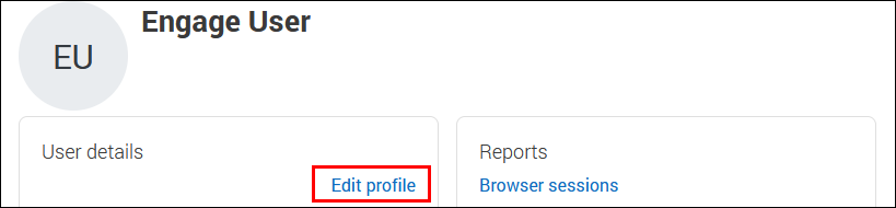 Editing Your Engage Profile