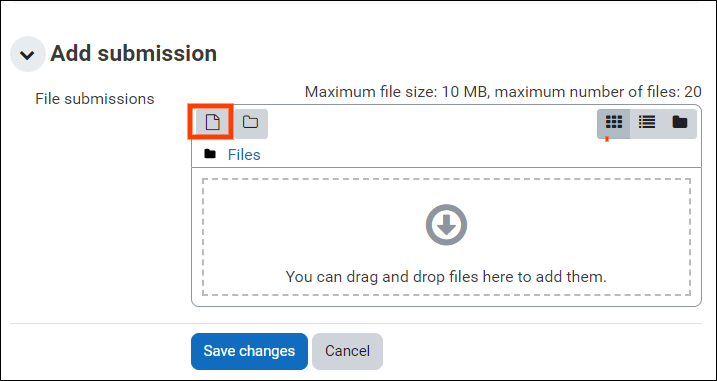 Submitting an Assignment in Engage