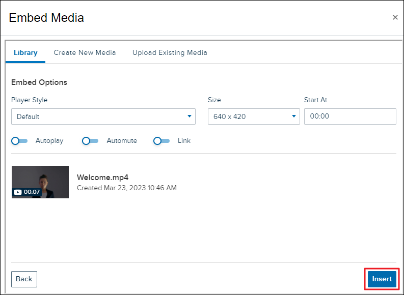 Submitting an Assignment with a Video in Engage
