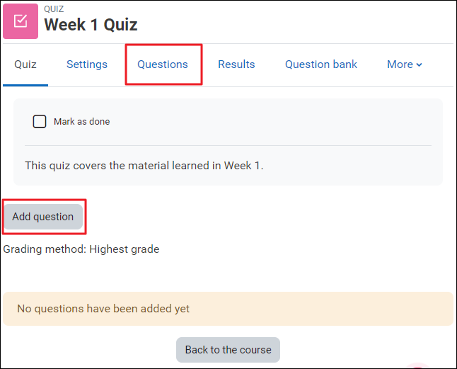 Creating a Quiz in Engage