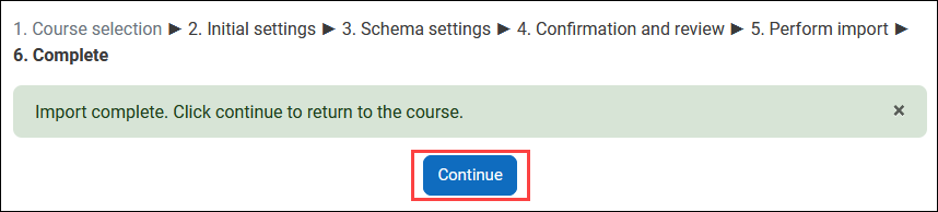 Importing Course Content