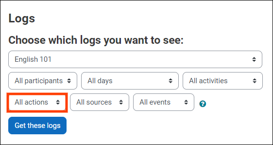 Accessing and Using Logs Report in Engage