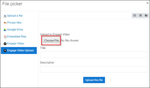 Using Engage Video