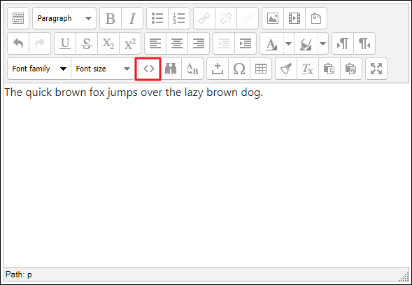 TinyMCE Text Editor Legacy